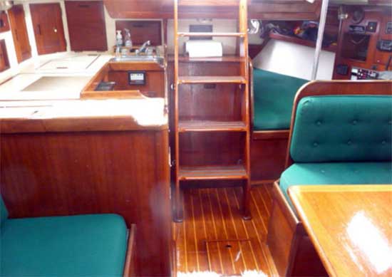 Ericson Yachts 35 for sale Companionway & Galley