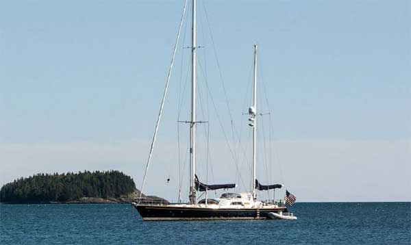 Yacht for Sale At anchor